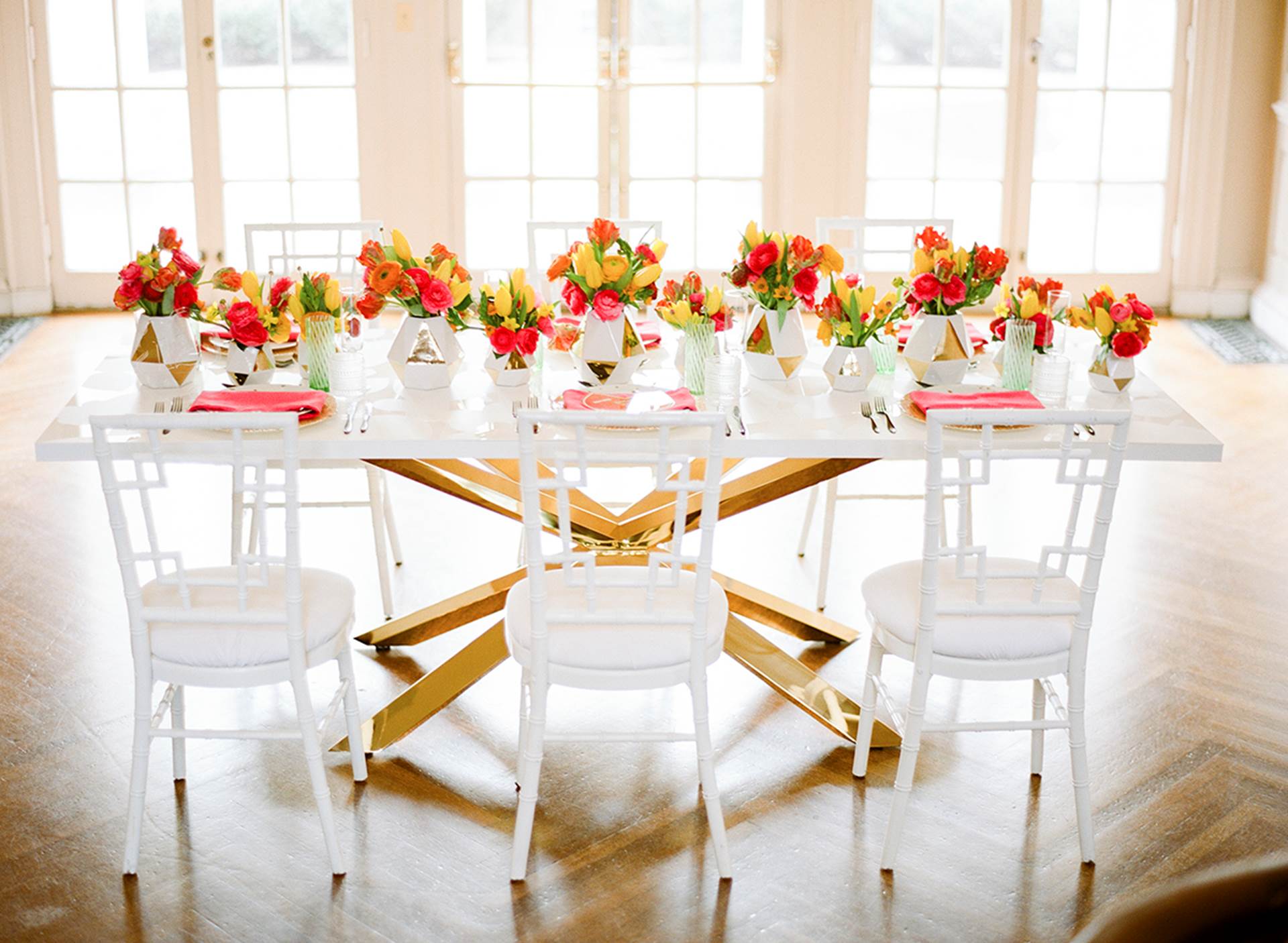 Mansion Table Setting Wedding