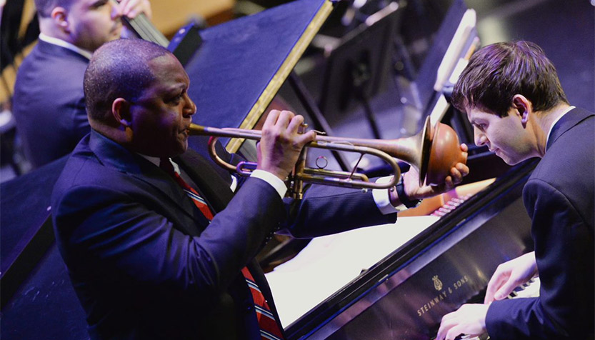 Wynton Marsalis Playing The Trumpet