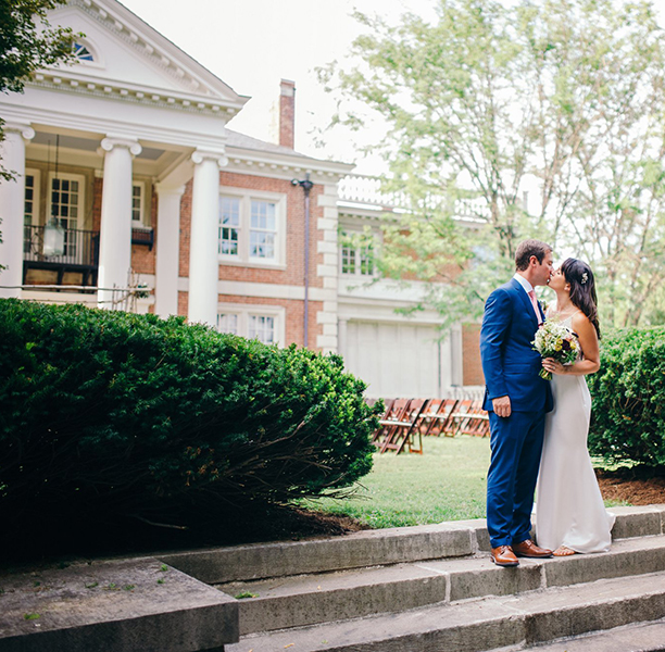 Mansion Wedding Backyard