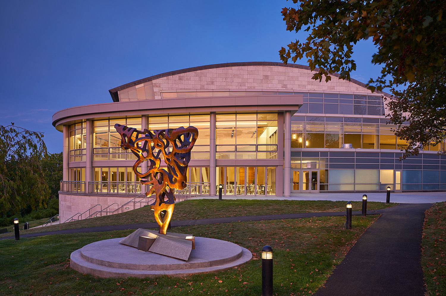 Music Center At Night Con Brio