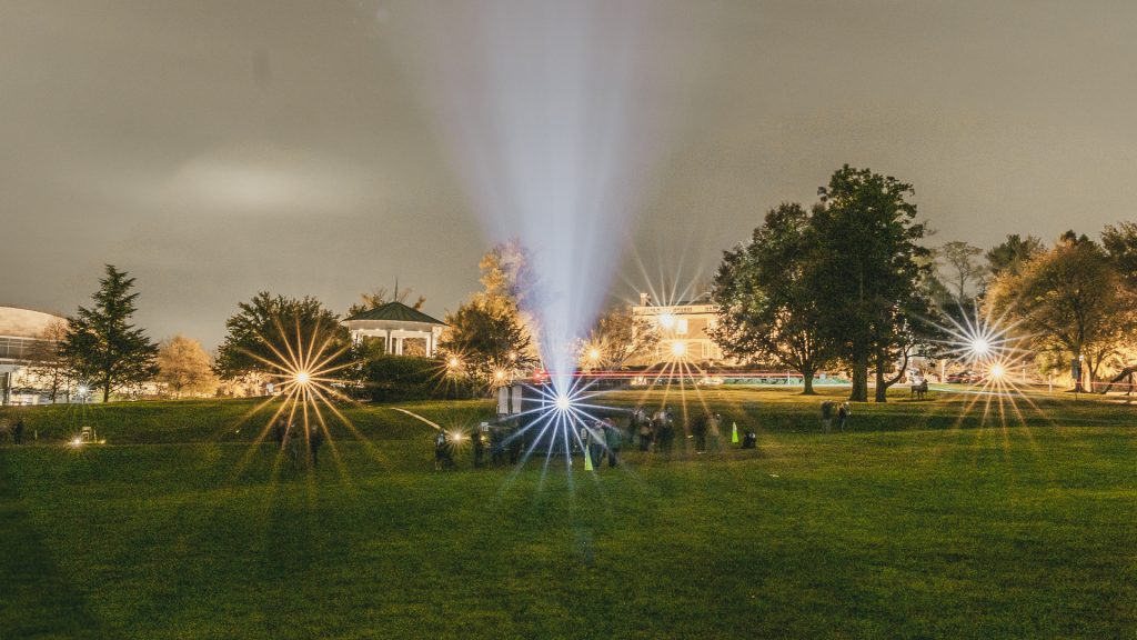 Strathmore Monuments Projections by Allen Neyman