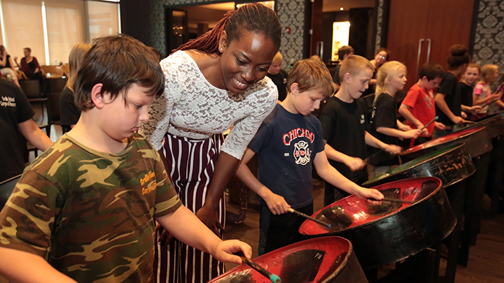 Teaching Kids To Play Steelpan 720X405