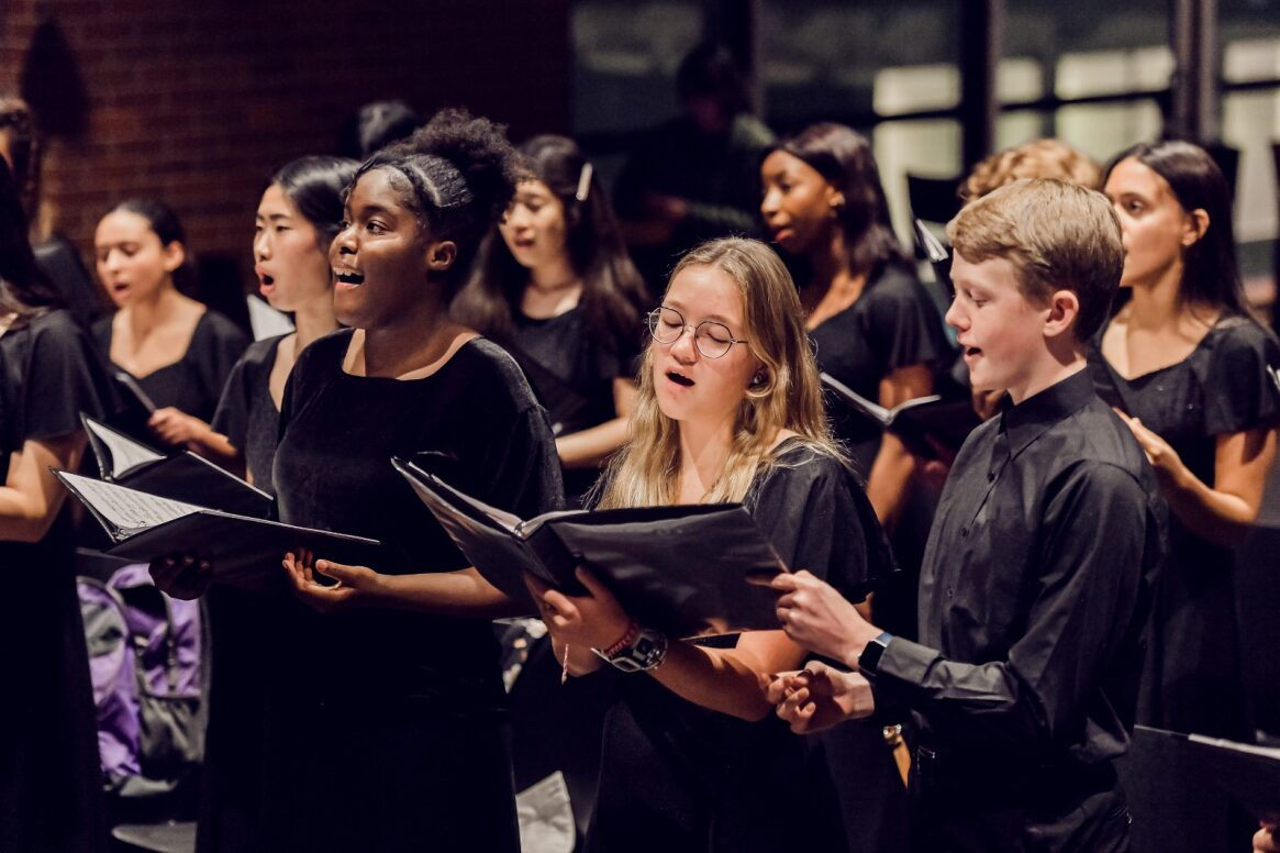 Strathmore Childrens Chorus Performing At An Offsite Event