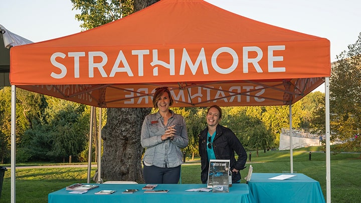 Strathmore Table At Outdoor Event