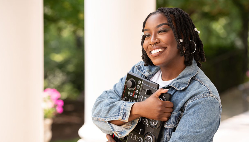 Kaiyla Gross With Soundboard