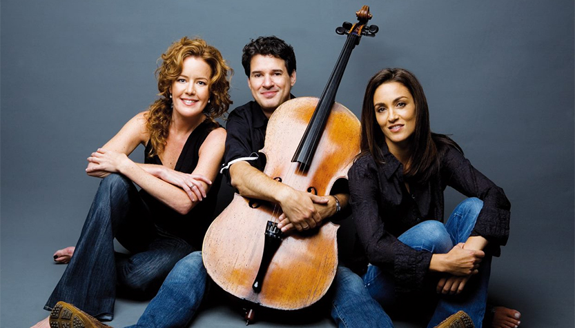 Lincoln Trio In A Photo Studio With Cello