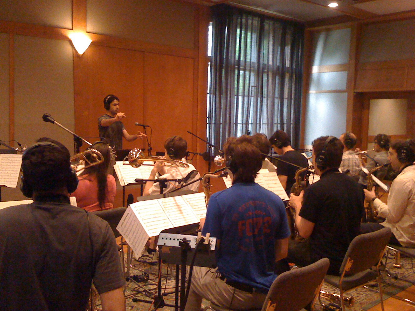 Danjam Orch Recording Session
