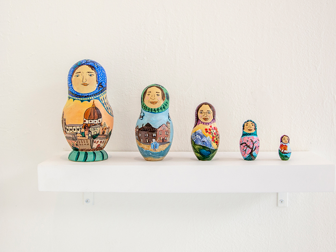 Yentele Babushkas Ceramic Sculpture By Serena Faye (1)