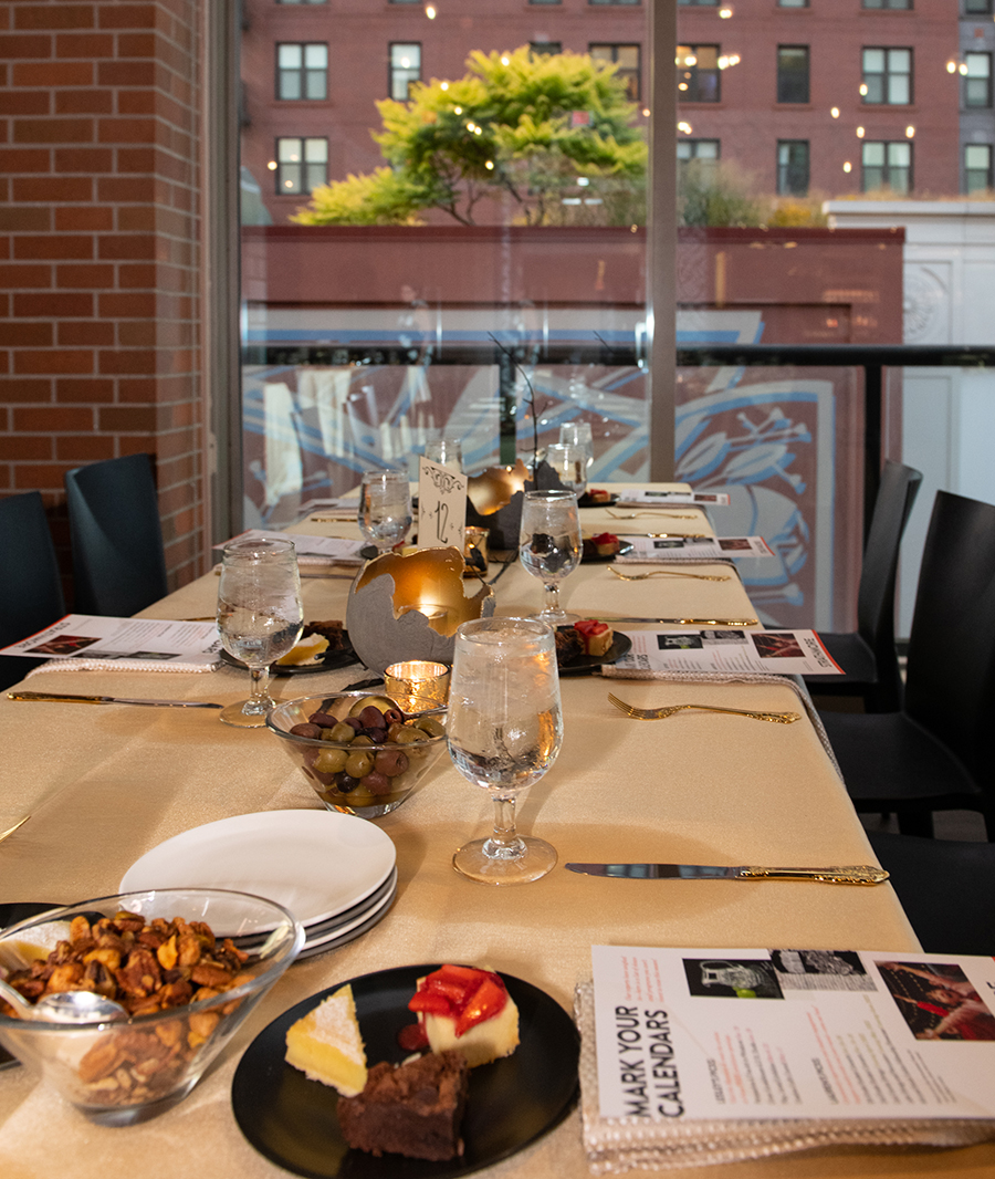 Table Setting At AMP