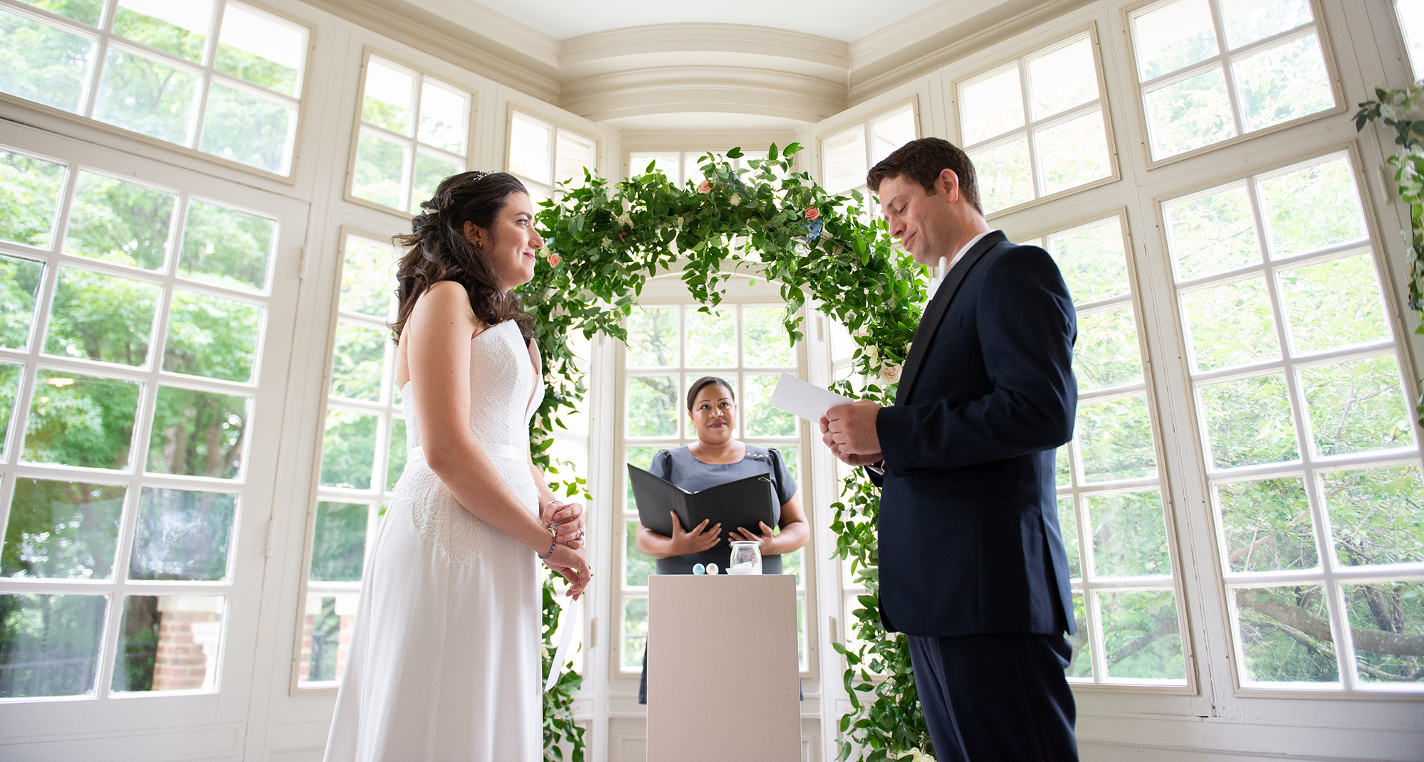 Sunporch Wedding Ceremony