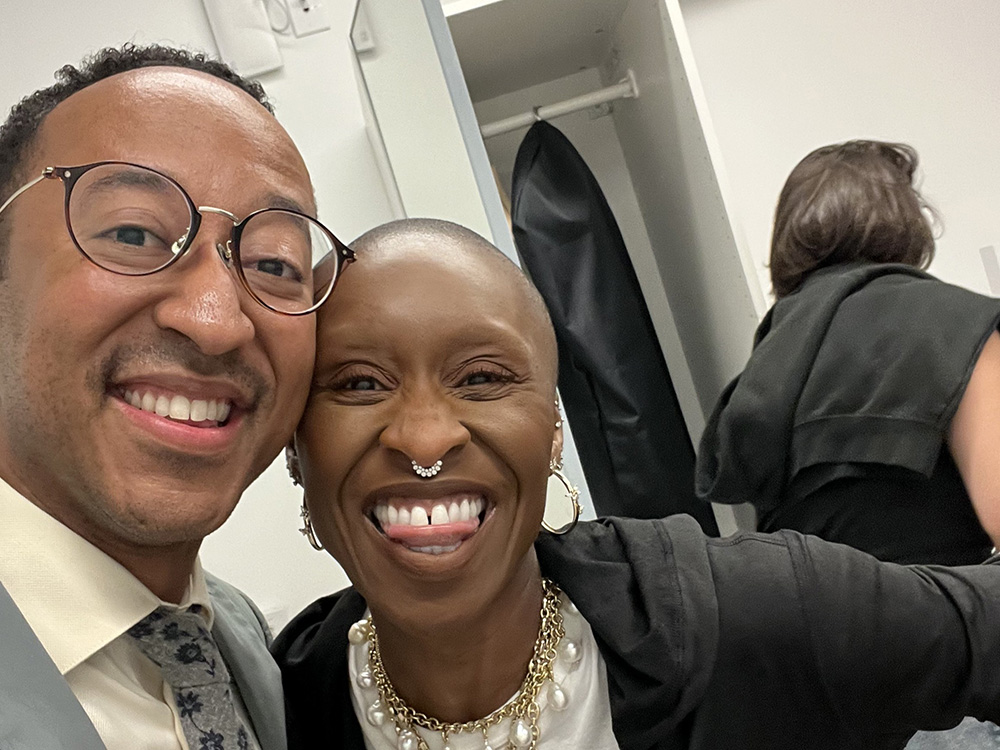 Mark Meadows Cynthia Erivo Selfie