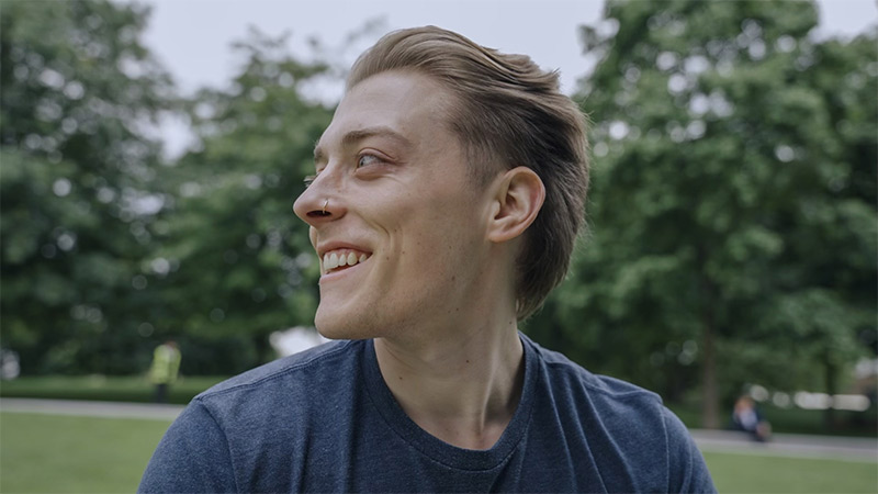 Matt Buxton Outside Wearing A Tshirt