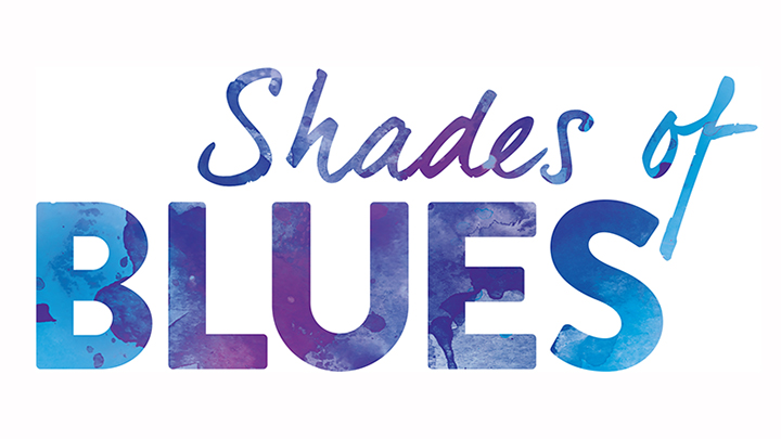 Shades of blues logo Color