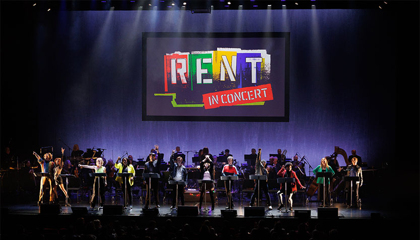 RENT In Concert Performers On Stage
