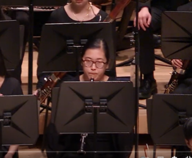 Briana Lim Performing A Solo In An MCYO Concert