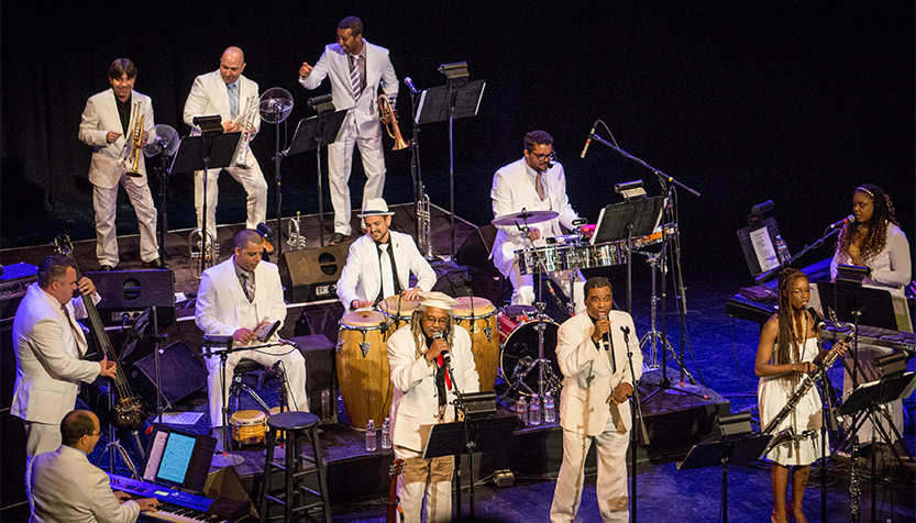 Afro Cuban All Stars performing on stage