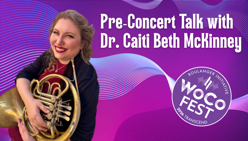 Pre‑Concert Talk With Dr. Caiti Beth Mckinney