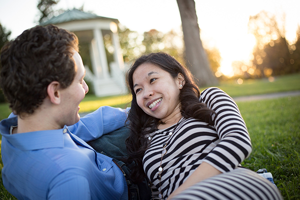 Strathmore Engagement Photo Session Outside