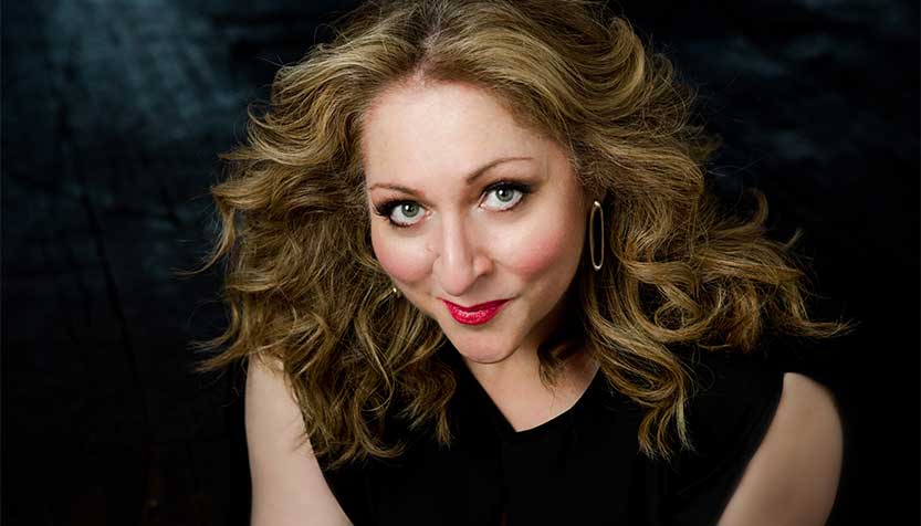 Christine Goerke Headshot Staring Up Into Camera