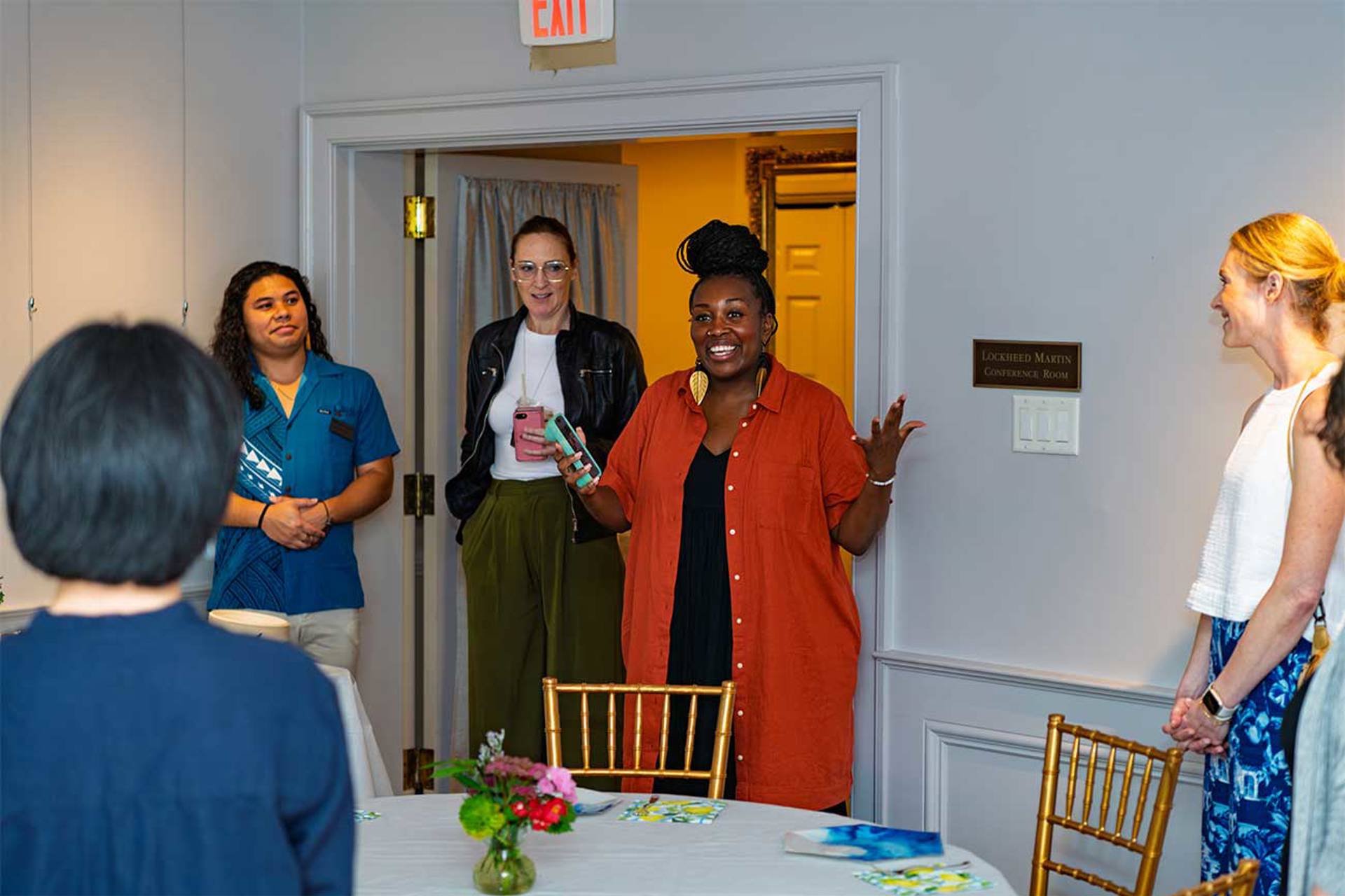 AAF Luncheon Rochelle Rice Enters