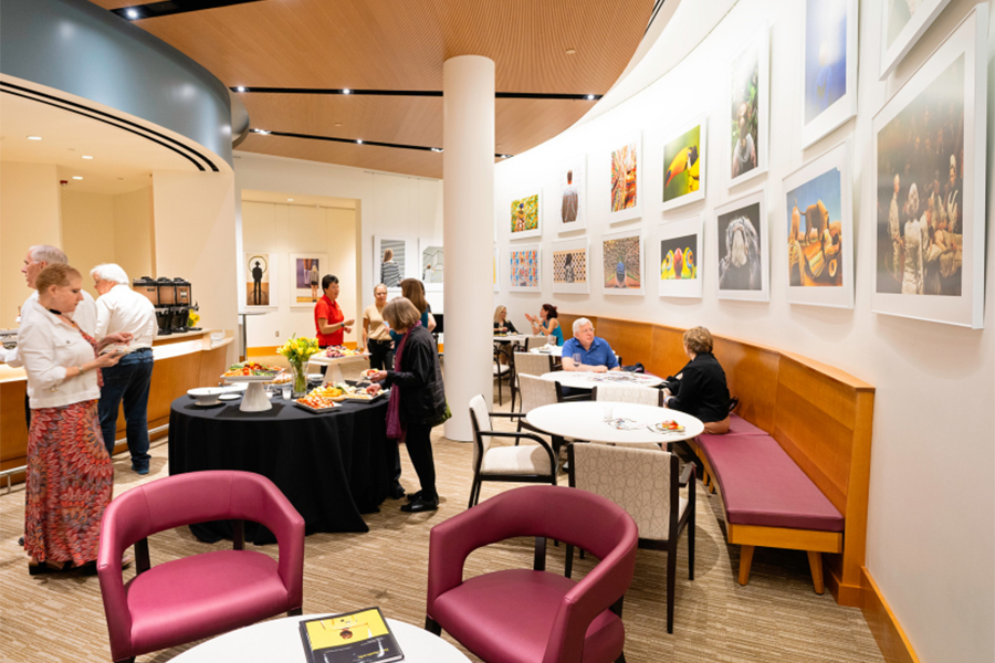 Reception In The Comcast Lounge