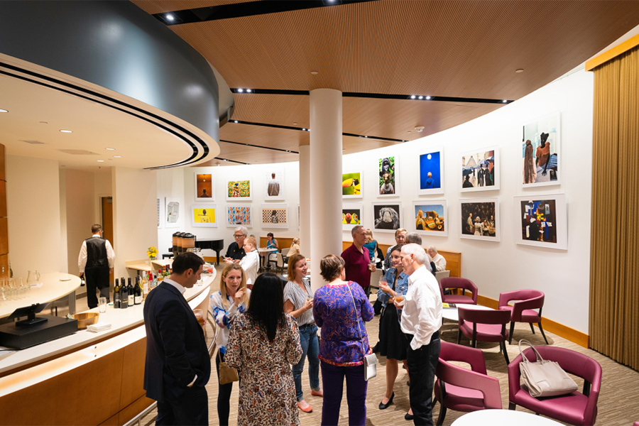 Reception In The Comcast Lounge Alternate Angle