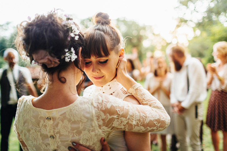 Newlywed Couple Dancing