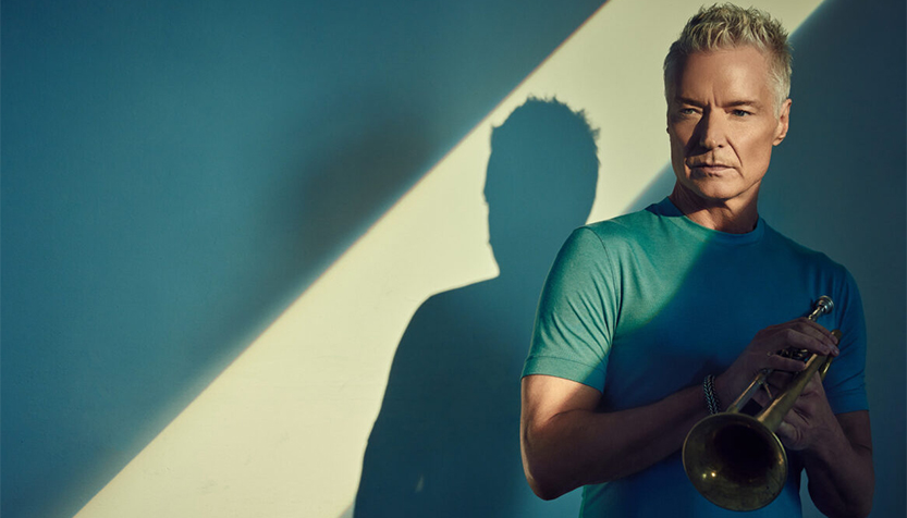 Chris Botti With Trumpet In A Shaft Of Light