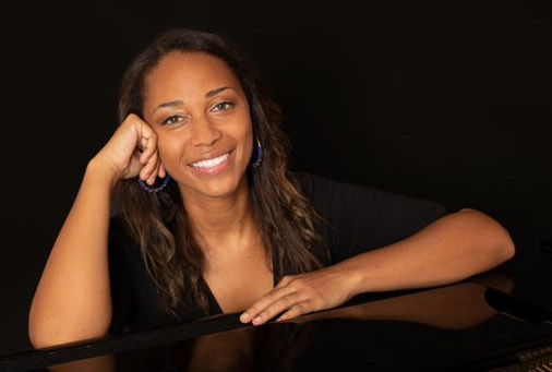 Leah Claiborne At The Piano