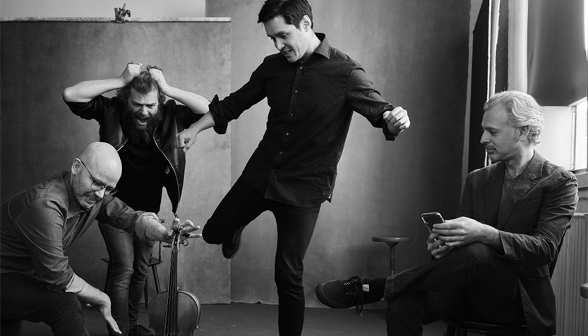Brooklyn Rider Goofing Around With Their Instruments
